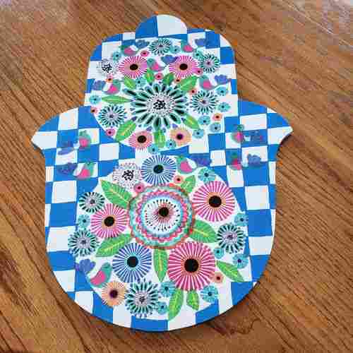 Unfinished Wood Hamsa Shape - Craft - up to 46" DIY