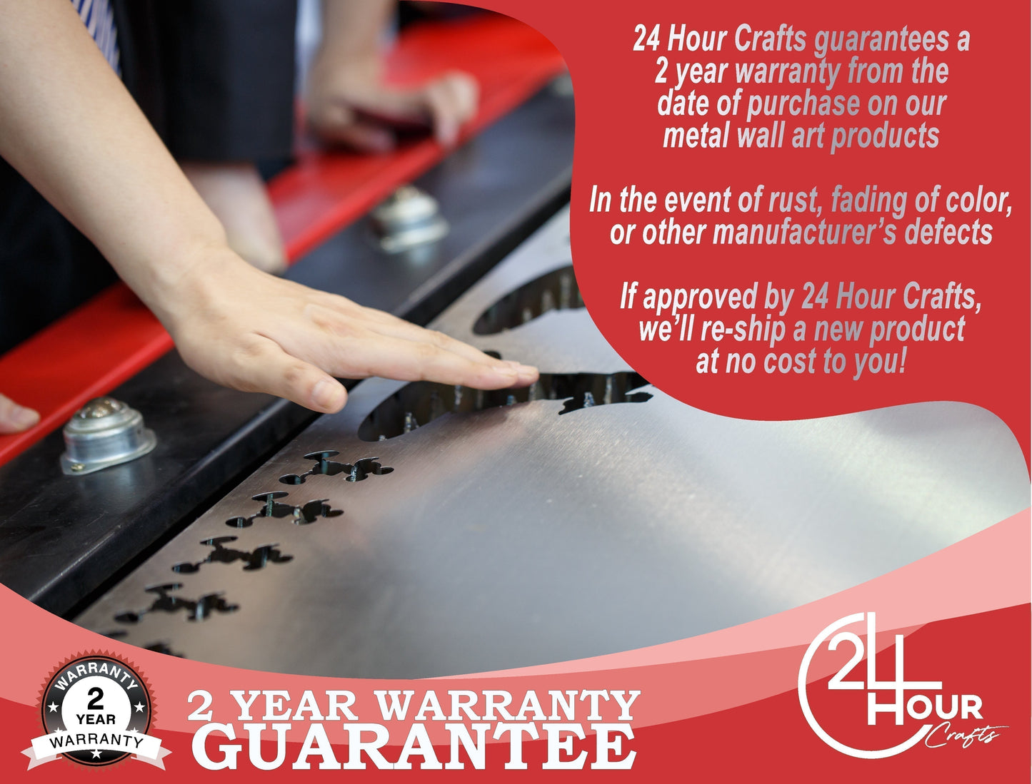 Metal Chicken Garden Stakes | Metal Garden Set | Outdoor | Up to 24" | Over 20 Color Options