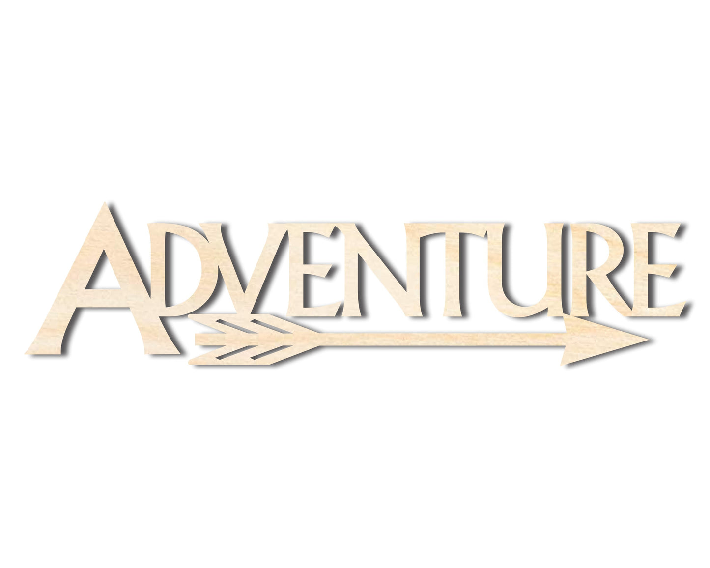 Unfinished Wood Adventure Shape - Word Craft - up to 46"