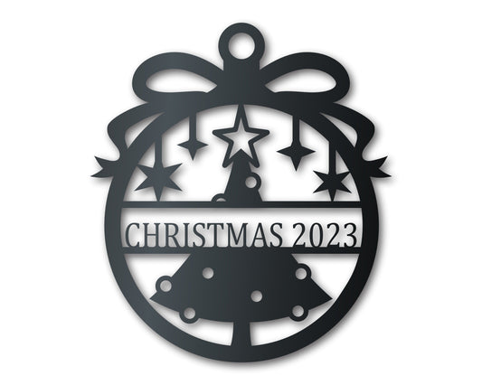 2023 LIMITED EDITION Custom Metal Christmas Tree Ornament | Indoor Outdoor | Up to 36" | Over 20 Color Options