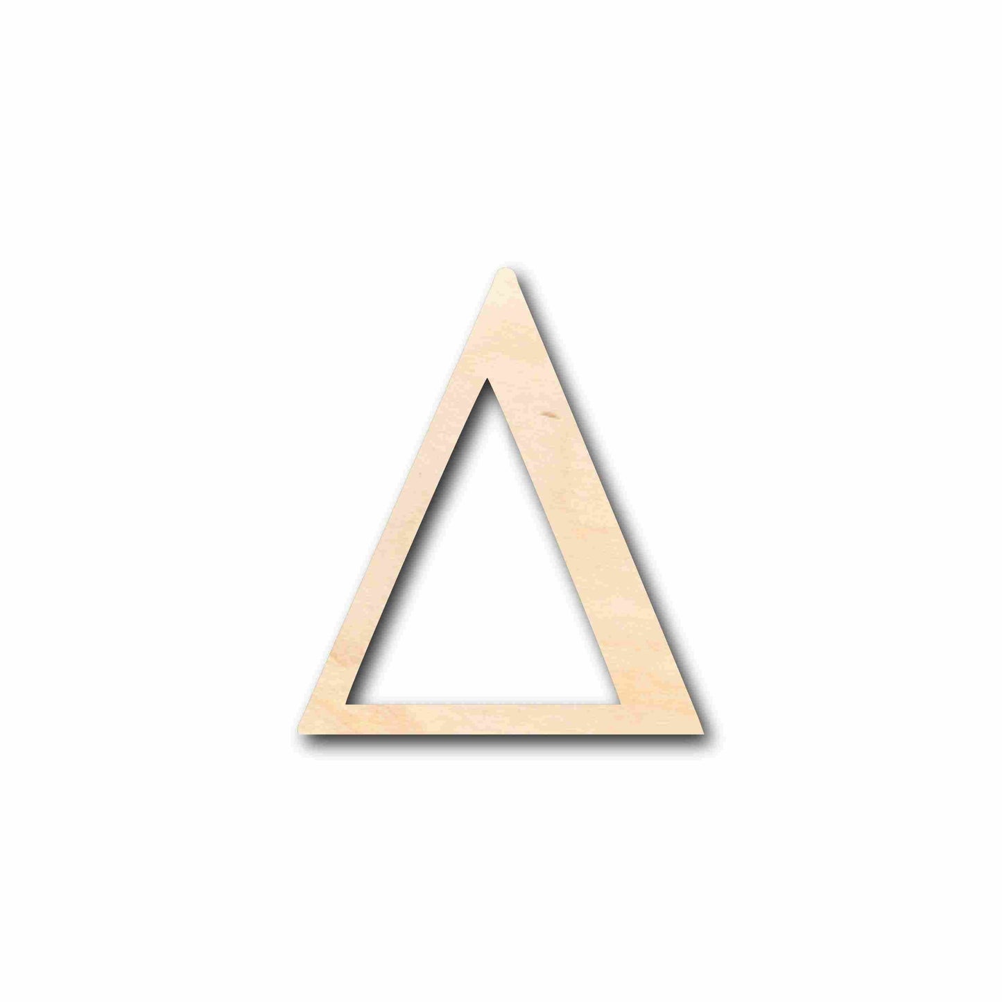 Unfinished Wood Delta Silhouette - Craft- up to 46" DIY