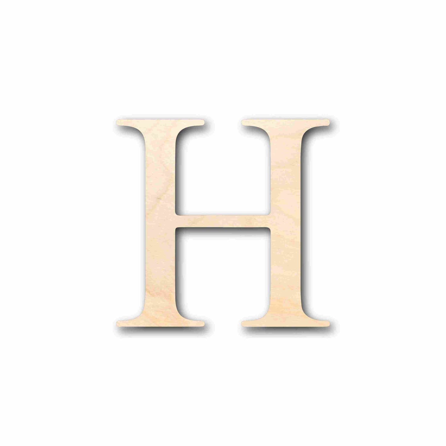 Unfinished Wood Greek letter Eta Silhouette - Craft- up to 46" DIY