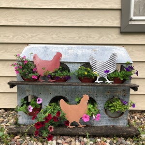Unfinished Wood Hen Chicken Shape - Farm Animal - Craft - up to 46" DIY