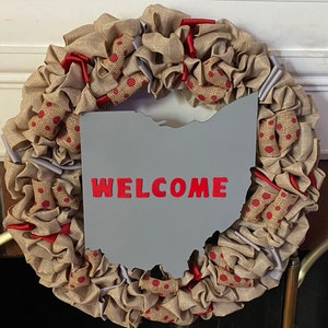 Unfinished Wood Ohio Shape - State - Craft - up to 46" DIY