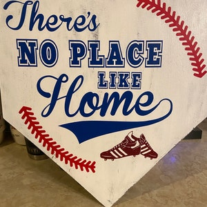 Unfinished Wood Home Plate Baseball Softball Diamond Base Silhouette - Craft- up to 46" DIY