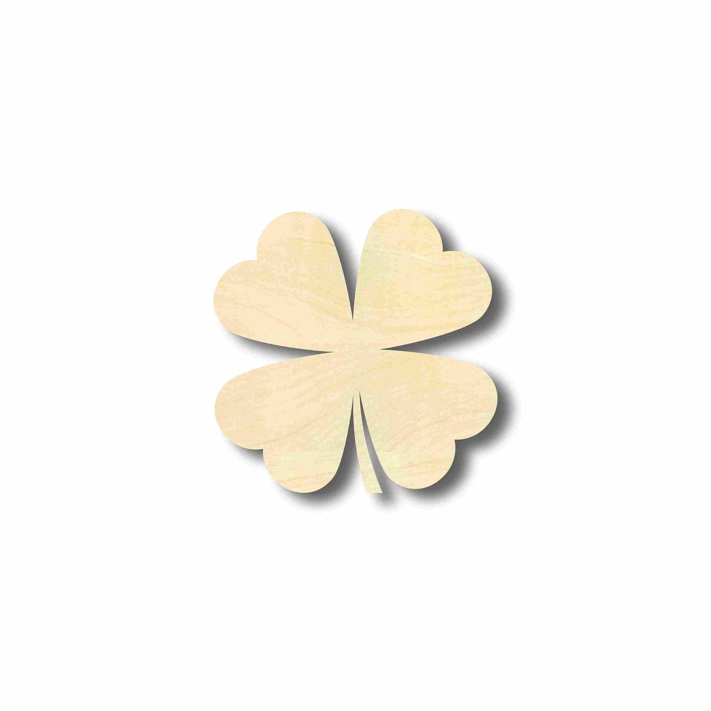Shamrock Unfinished Wood Craft Lucky Four Leaf Clover up to 46"  DIY