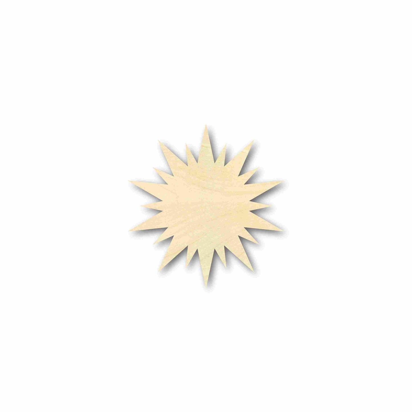 Unfinished Wood Sun Star Shape - Space - Nursery - Craft - up to 46"  DIY