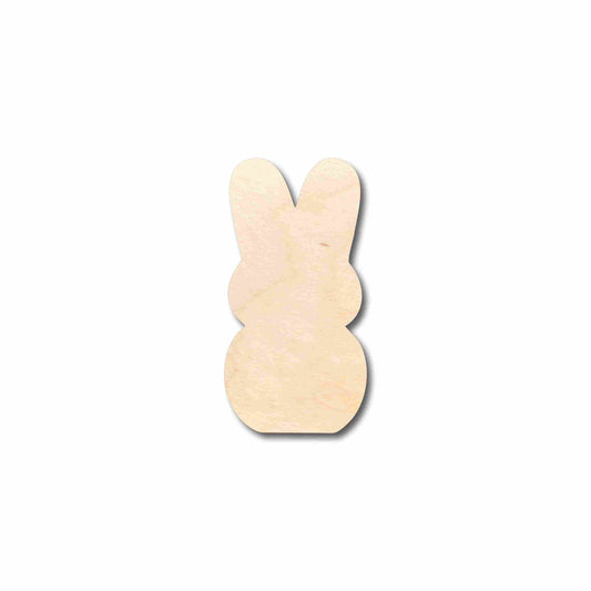 Unfinished Wood Easter Bunny Marshmallow Cutout - Craft- up to 46" DIY