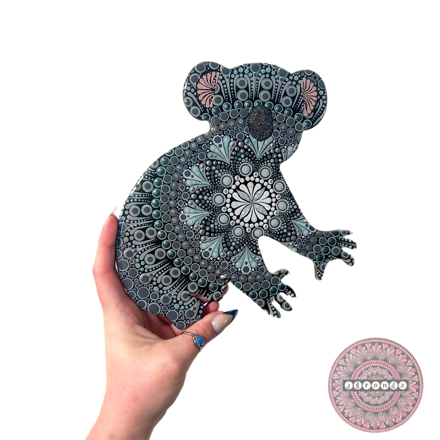 Koala Resin & Dot Art Painting