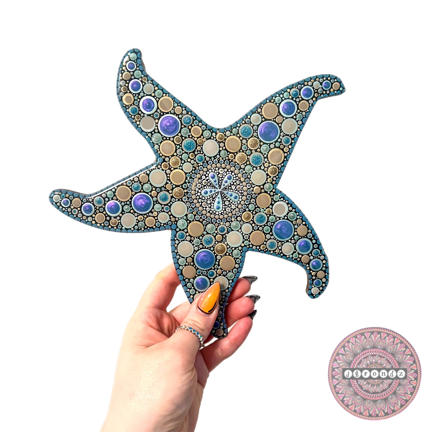 Starfish Resin & Dot Art