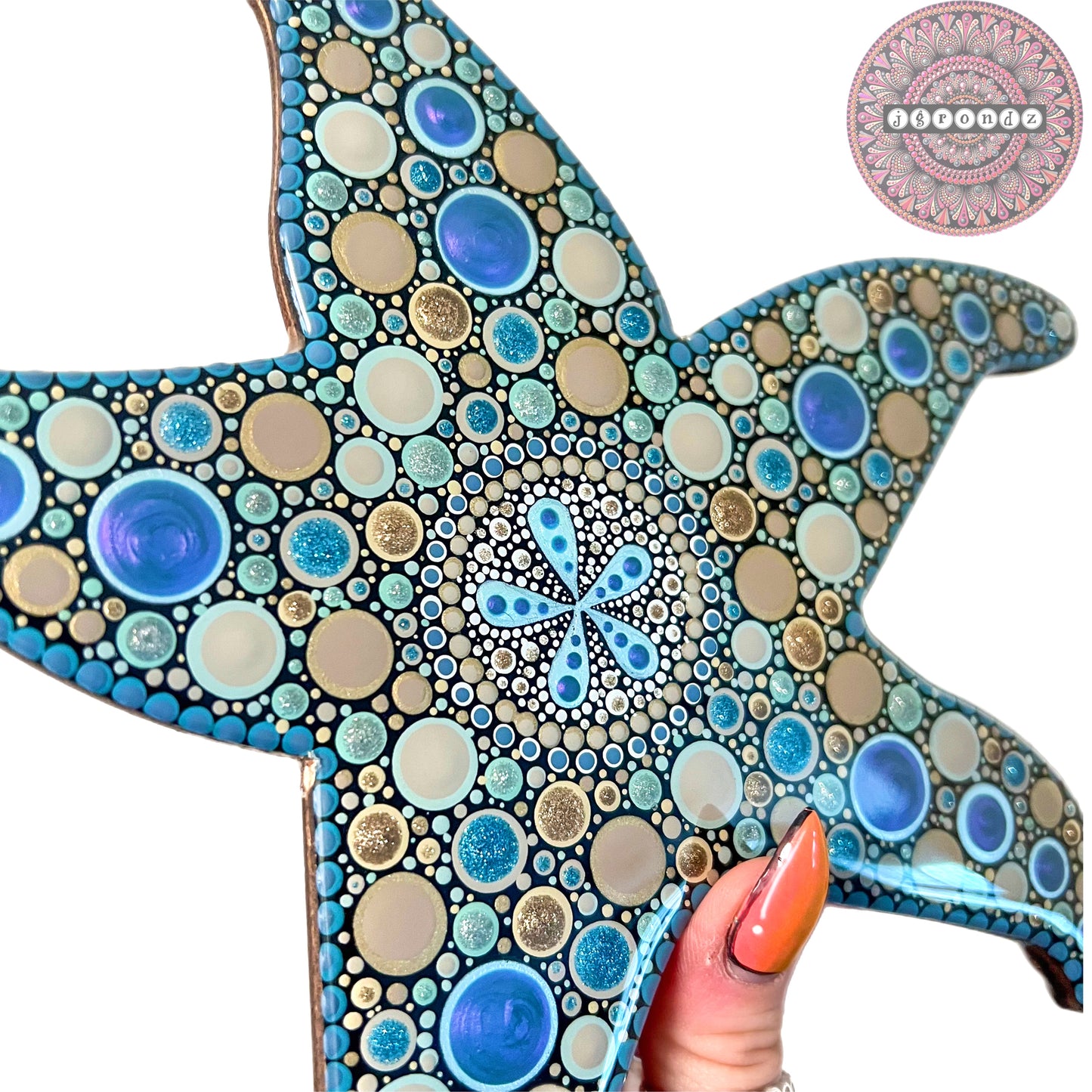 Starfish Resin & Dot Art