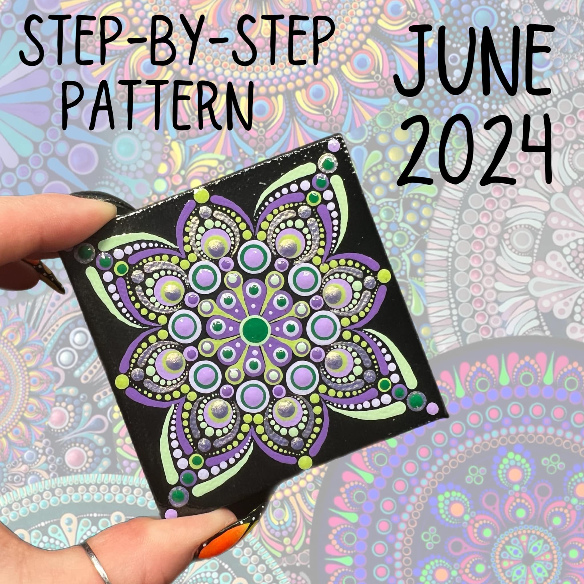 Pattern 3x34 3x3 Mandala Pattern – Jgrondz Dot Art