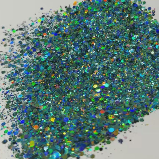 1oz - Custom Peacock Glitter