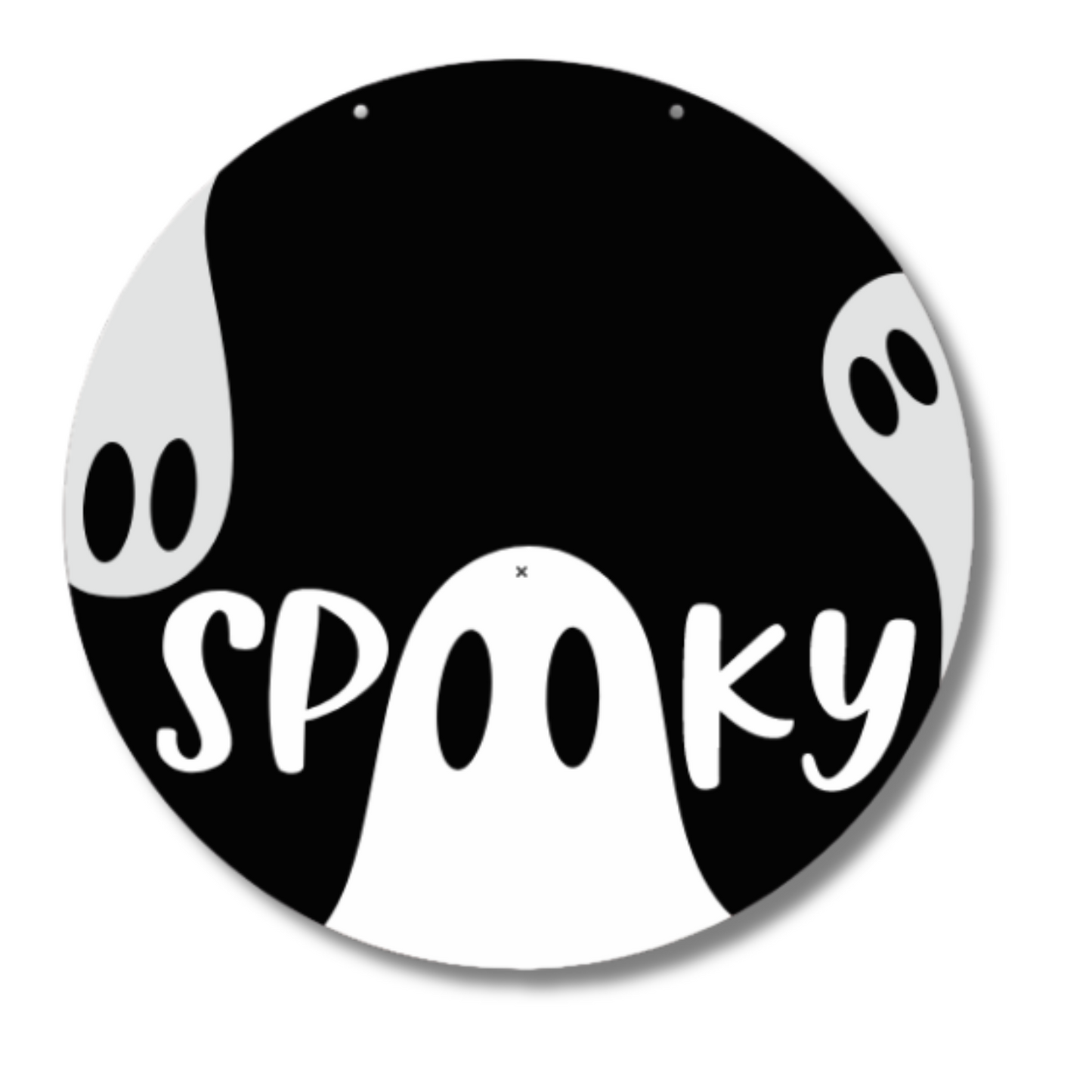 Unfinished Wood Spooky Ghosts Door Sign Kit | Wood Craft Cutouts | 1/4" Thick |