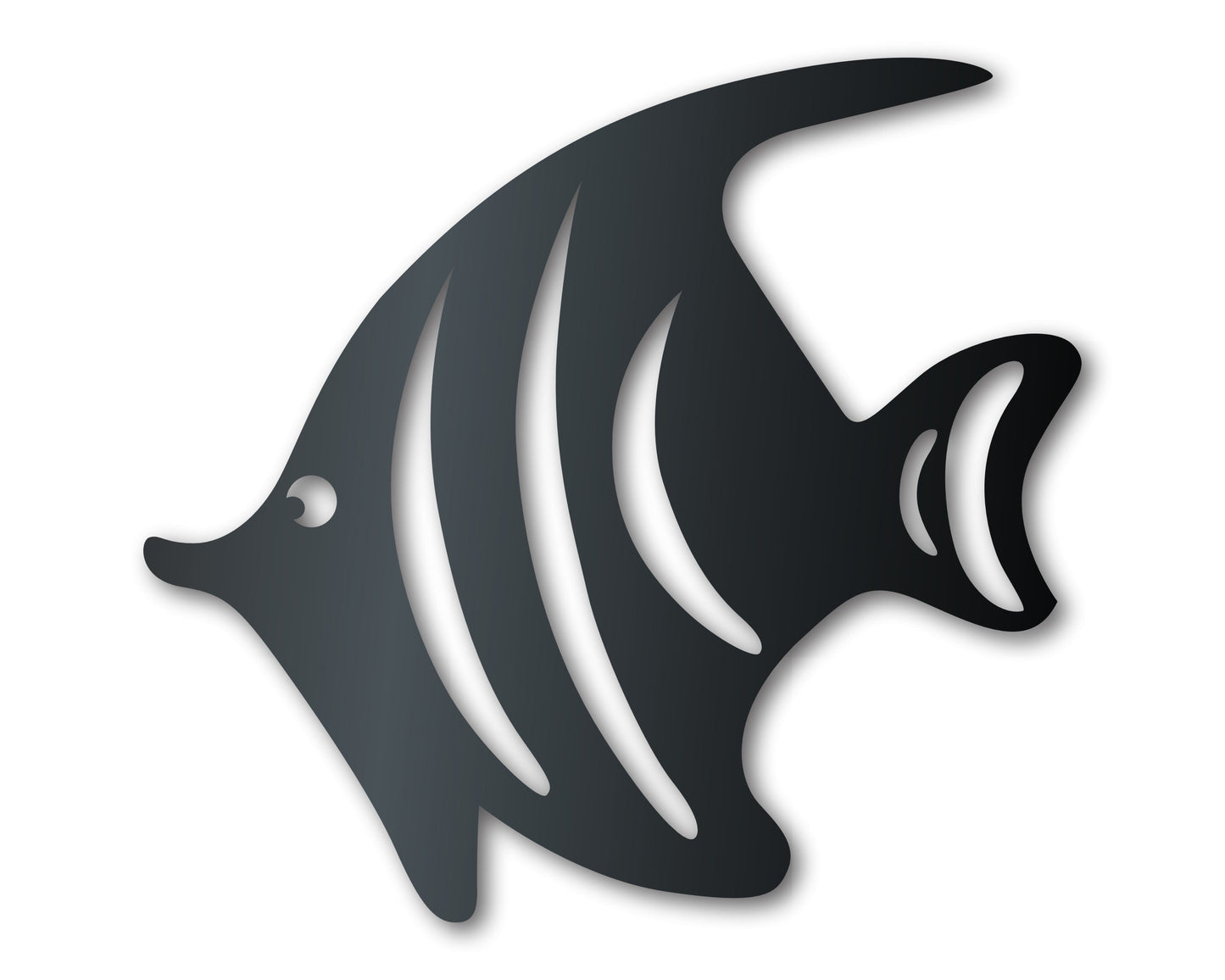 Metal Tropical Fish Sign | Indoor Outdoor | Up to 46" | Over 20 Color Options