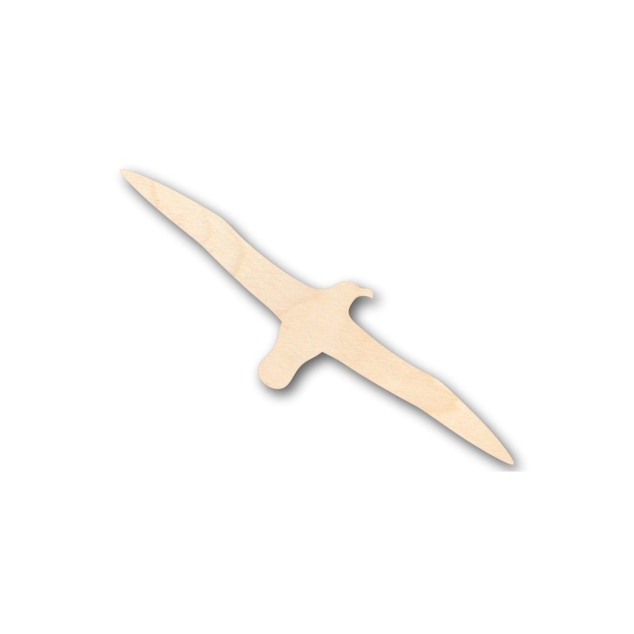 Unfinished Wood Albatross Bird Shape - Animal - Wildlife - Craft - up to 46" DIY
