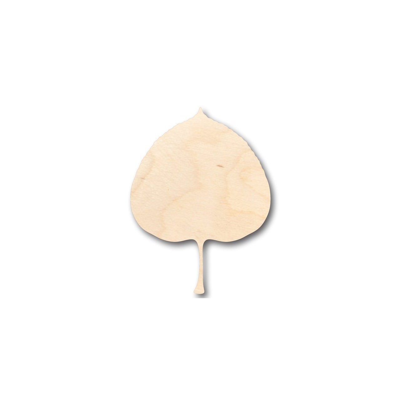 Unfinished Wood Aspen Leaf Shape - Craft - up to 46" DIY