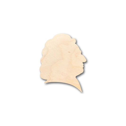 Unfinished Wood Bach Shape - Music - History - Craft - up to 46" DIY