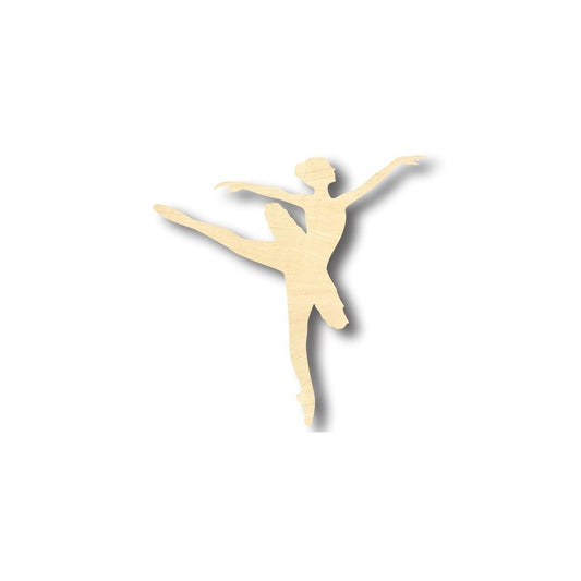 Unfinished Wood Ballerina Dancer Shape - Craft- up to 46" DIY