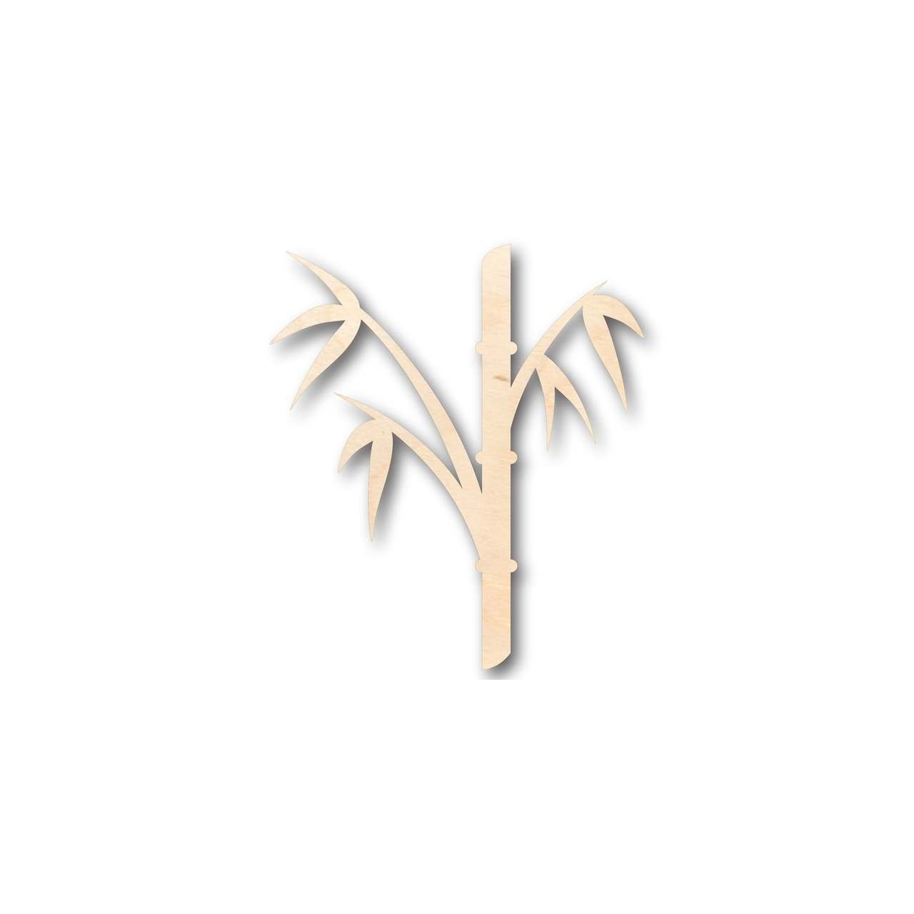 Unfinished Wood Bamboo Shape - Craft - up to 46" DIY