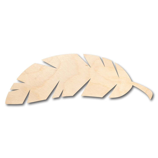 Unfinished Wood Banana Leaf Shape - Craft - up to 46" DIY