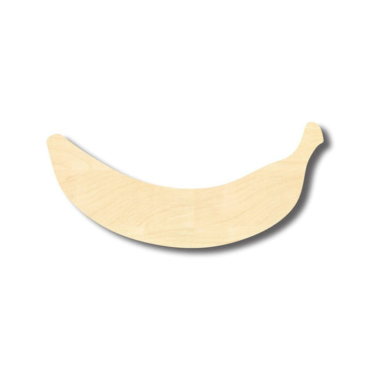 Unfinished Wood Banana Shape - Fruit - Craft- up to 46" DIY