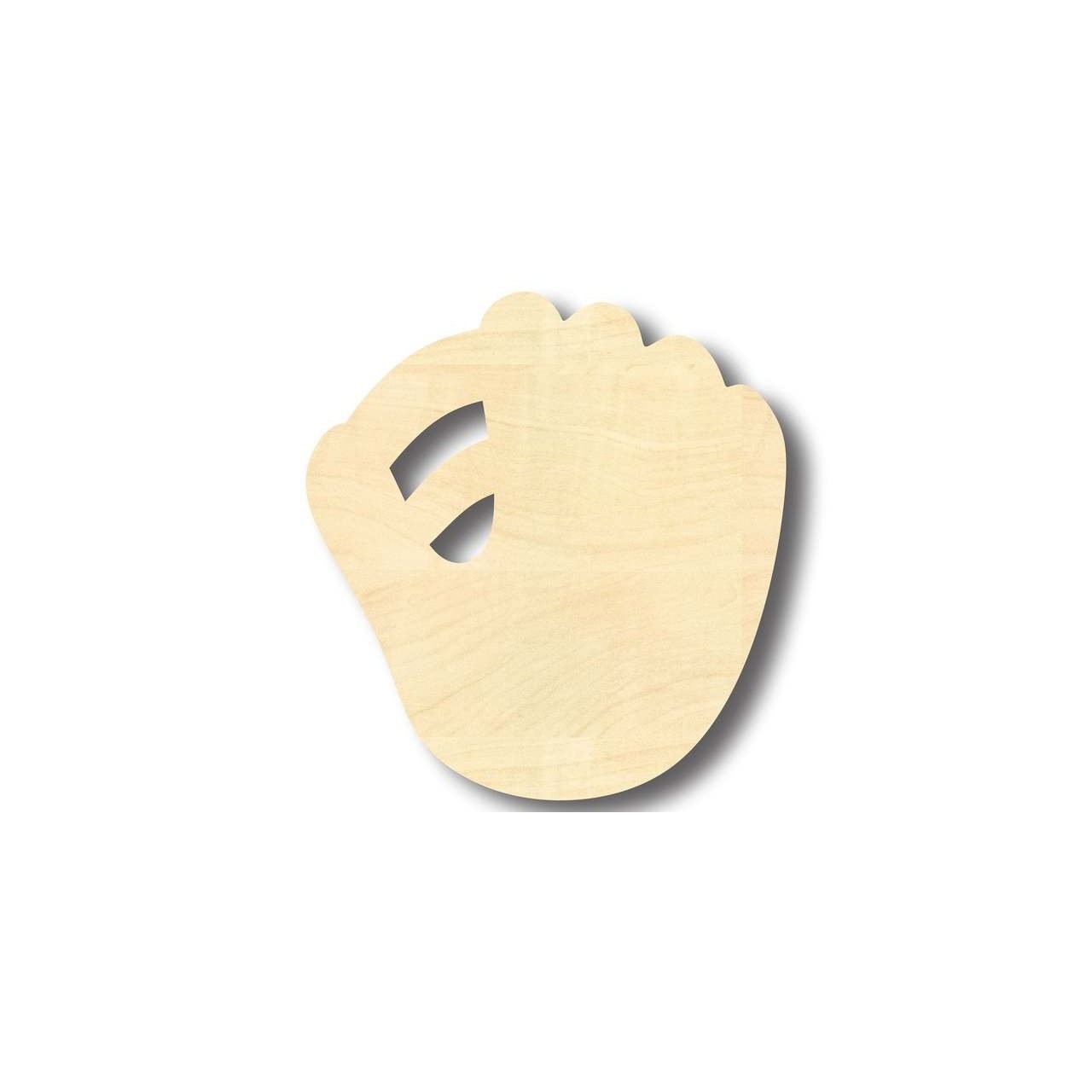 Unfinished Wood Baseball Mitt Shape - Sports - Kids Room Decor - up to 46" DIY