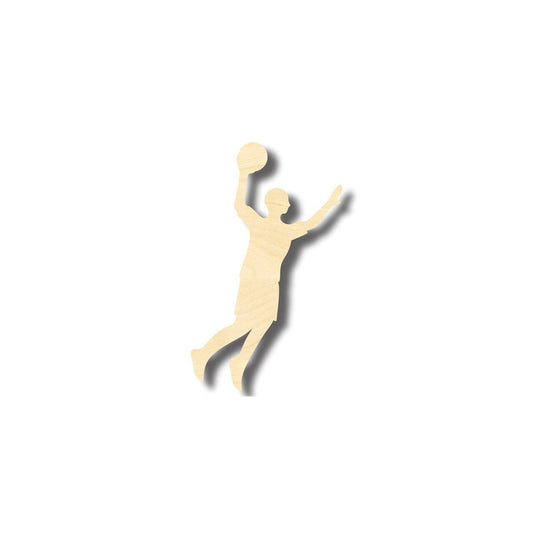 Unfinished Wood Basketball Player Shape - Sports - Kids Room Decor - up to 46" DIY