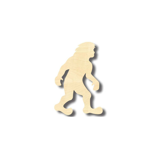 Unfinished Wood Bigfoot Shape - Craft - up to 46" DIY