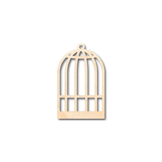 Unfinished Wood Birdcage Shape - Craft - up to 46" DIY