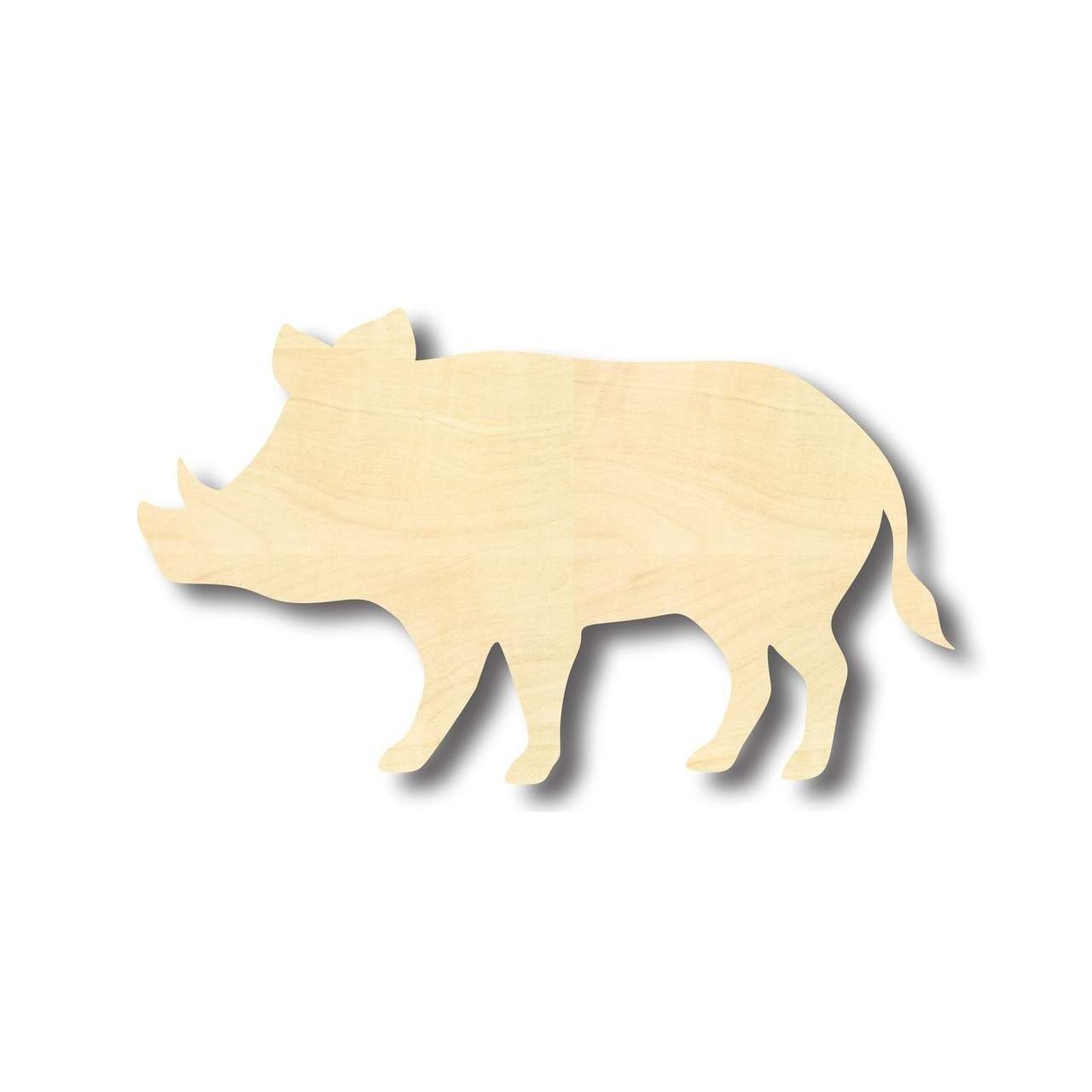 Unfinished Wood Boar Pig Shape - Animal - Craft - up to 46" DIY
