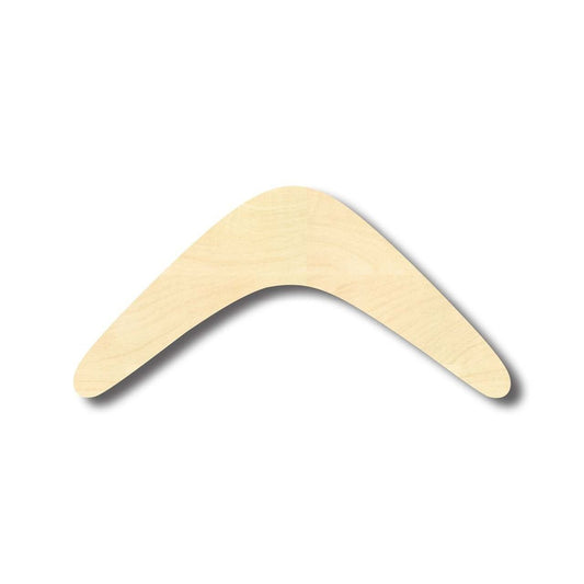 Unfinished Wood Boomerang Wood Shape - Craft - up to 46" DIY