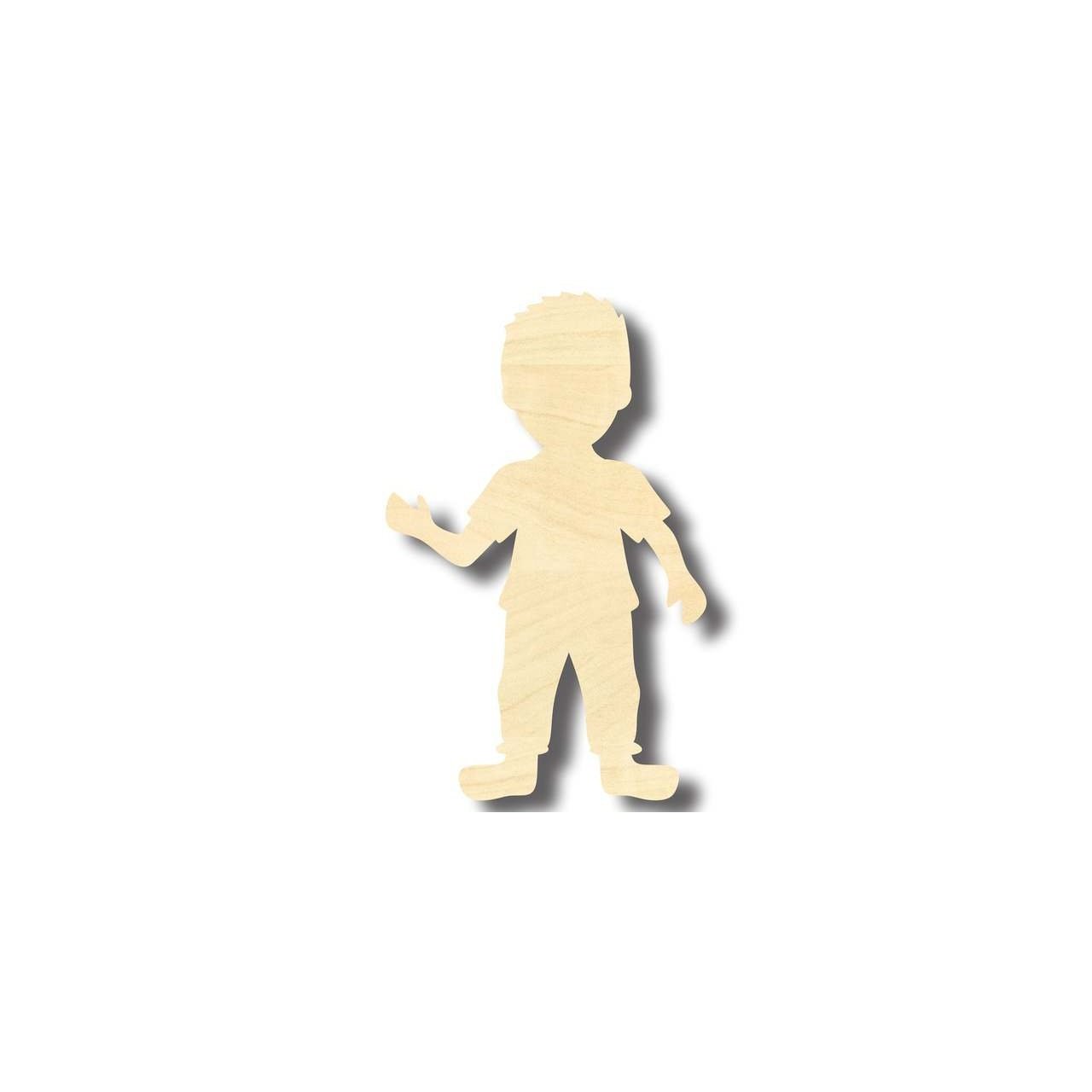 Unfinished Wood Boy Cut Out Shape - Room Decor - Craft- up to 46" DIY
