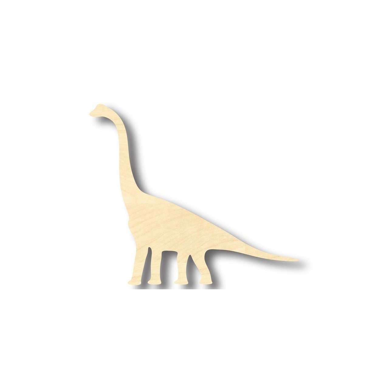 Unfinished Wood Brachiosaurus Shape - Dinosaur - Craft - up to 46" DIY