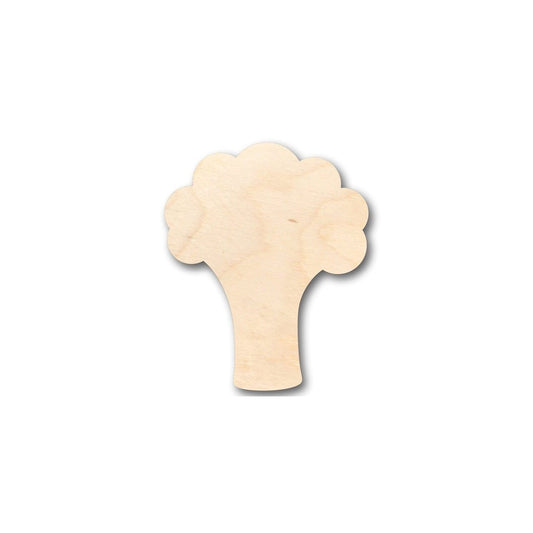 Unfinished Wood Broccoli Shape - Food - Craft - up to 46" DIY