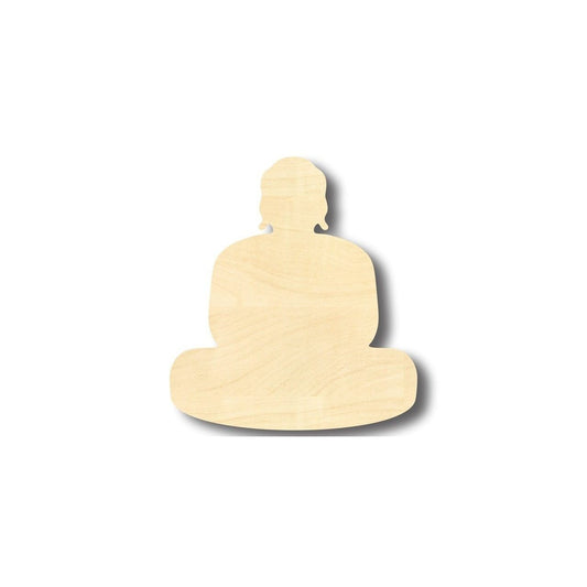 Unfinished Wood Buddha Shape - Religion - Craft- up to 46" DIY