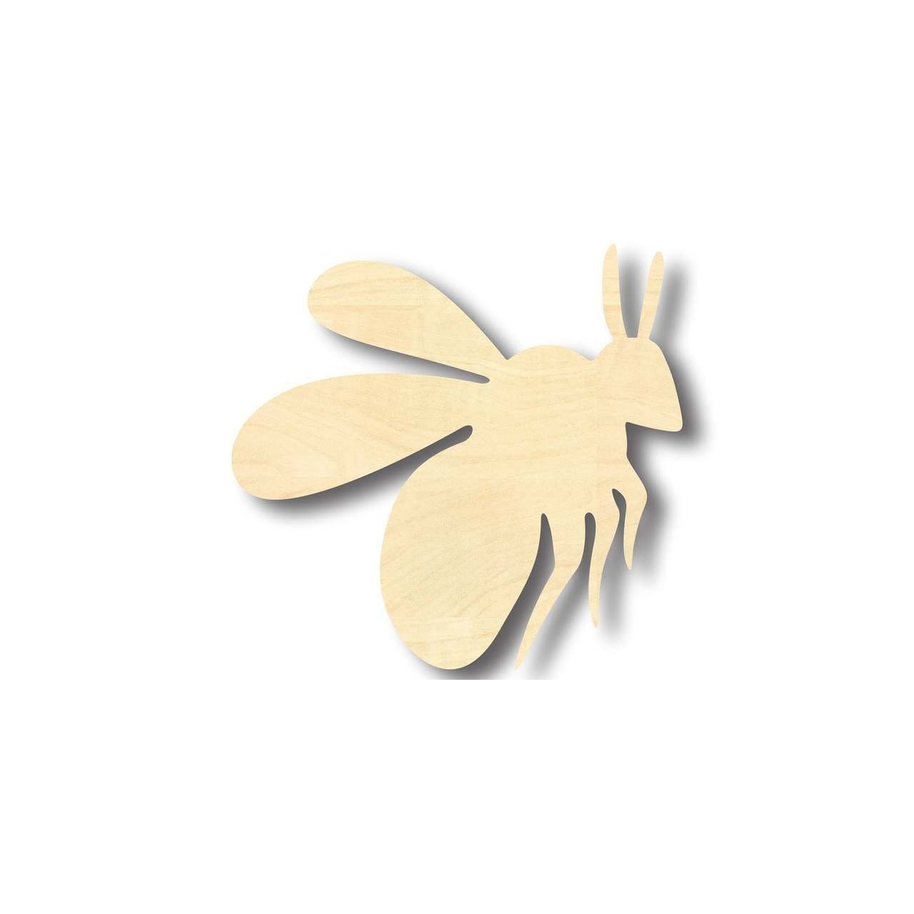 Unfinished Wood Bumble Bee Shape -Insect - Animal - Wildlife - Craft - up to 46" DIY