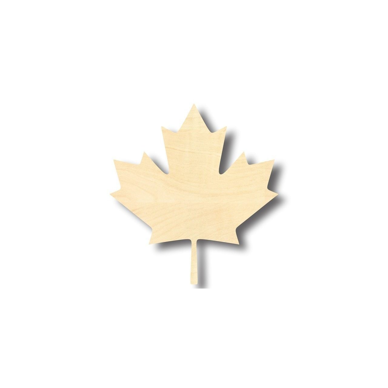 Unfinished Wood Canadian Maple Leaf Shape - Leaves - Craft - up to 46" DIY