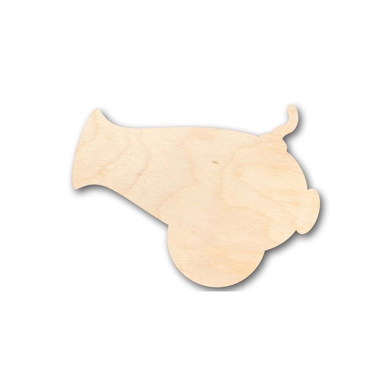 Unfinished Wood Cannon Shape - Pirates - Craft - up to 46" DIY