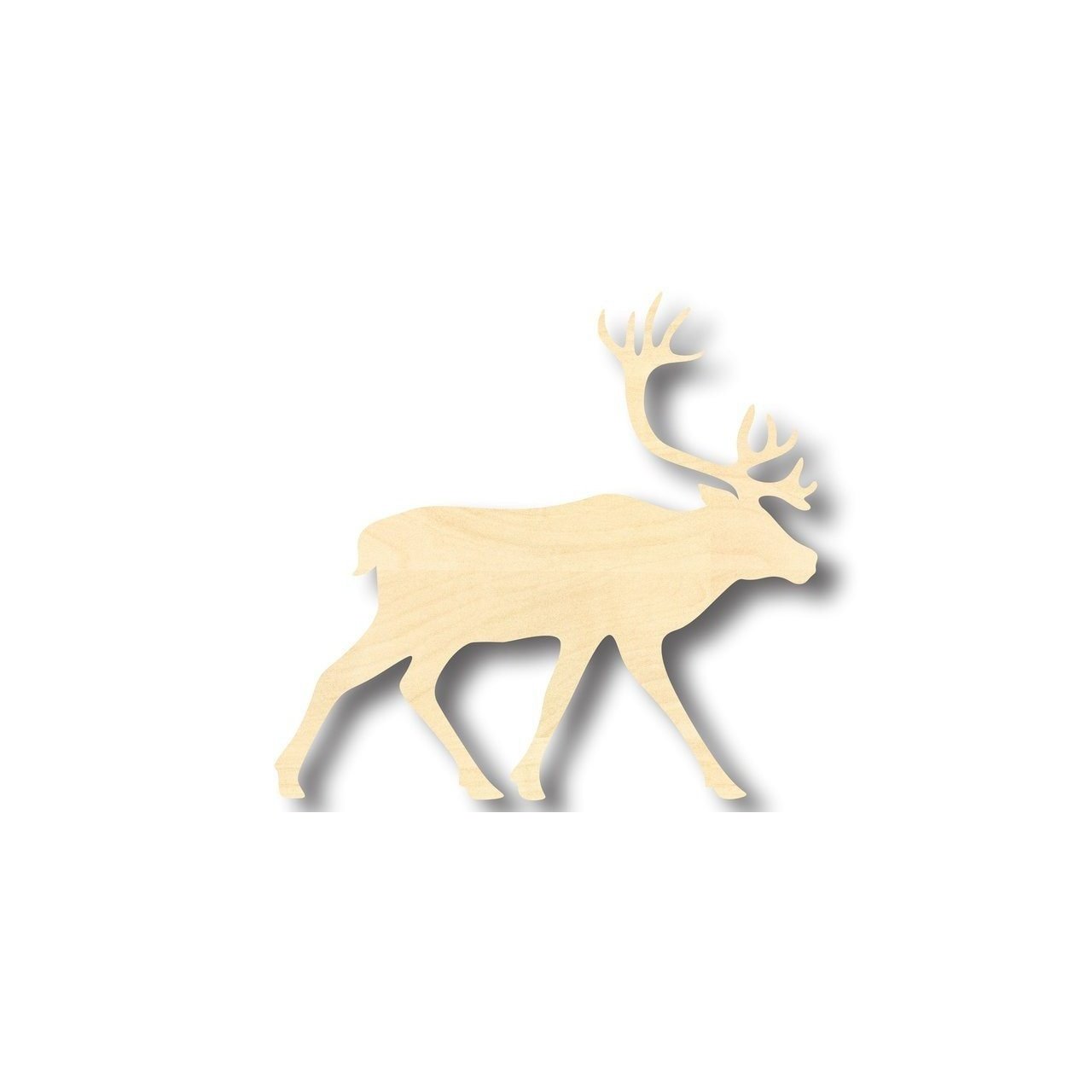Unfinished Wood Caribou Shape - Animal - Wildlife - Craft - up to 46" DIY