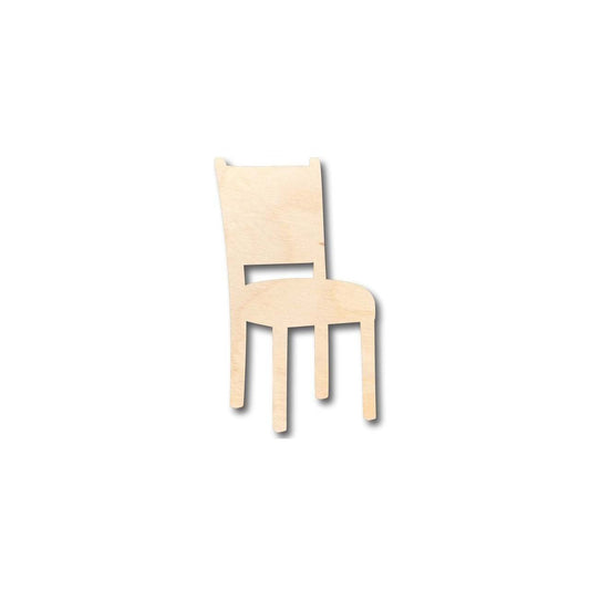 Unfinished Wood Chair Shape - Craft - up to 46" DIY