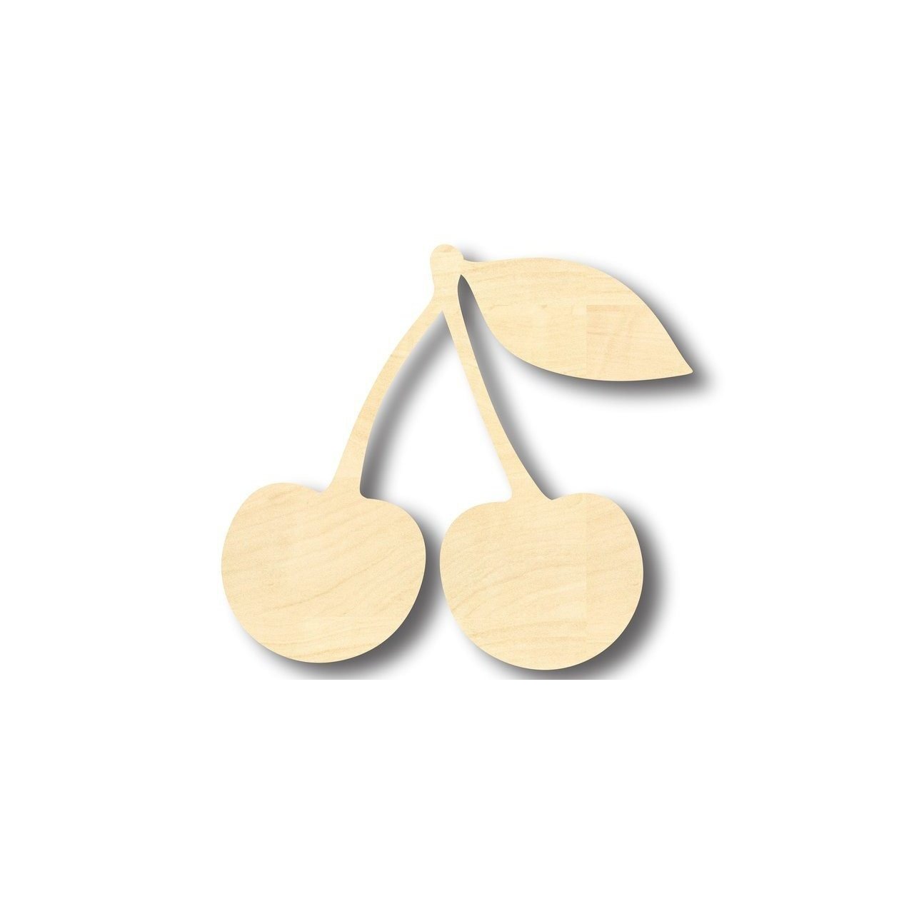 Unfinished Wood Cherry Shape - Fruit - Craft - up to 46" DIY