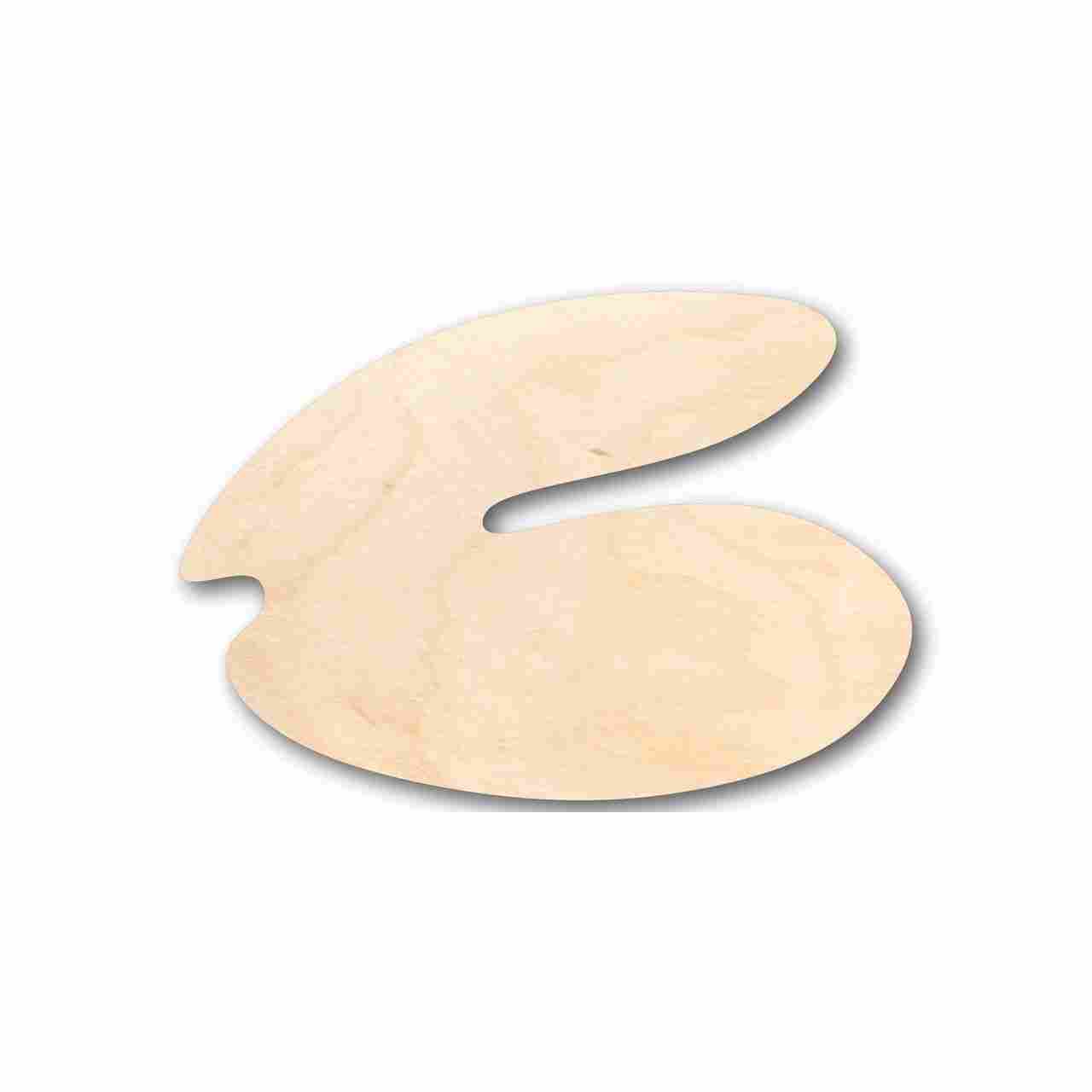 Unfinished Wood Clam Shape - Ocean - Nursery - Craft - up to 46" DIY