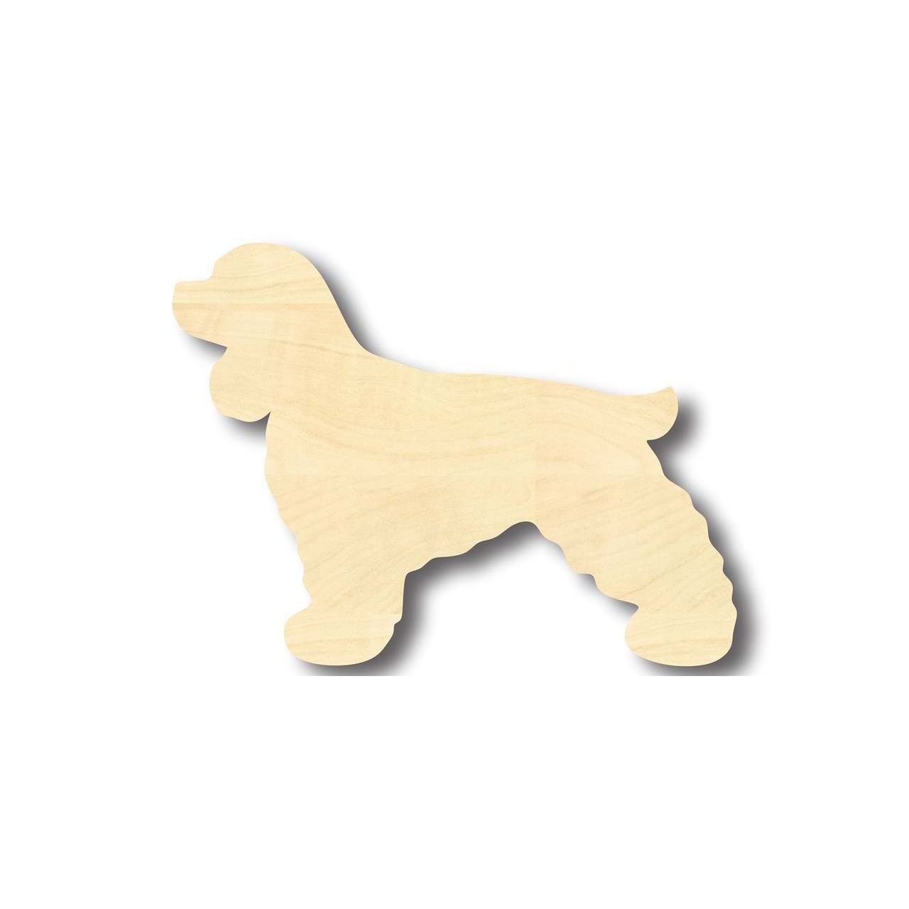 Unfinished Wood Cocker Spaniel Dog Shape - Animal - Pet - Craft - up to 46" DIY