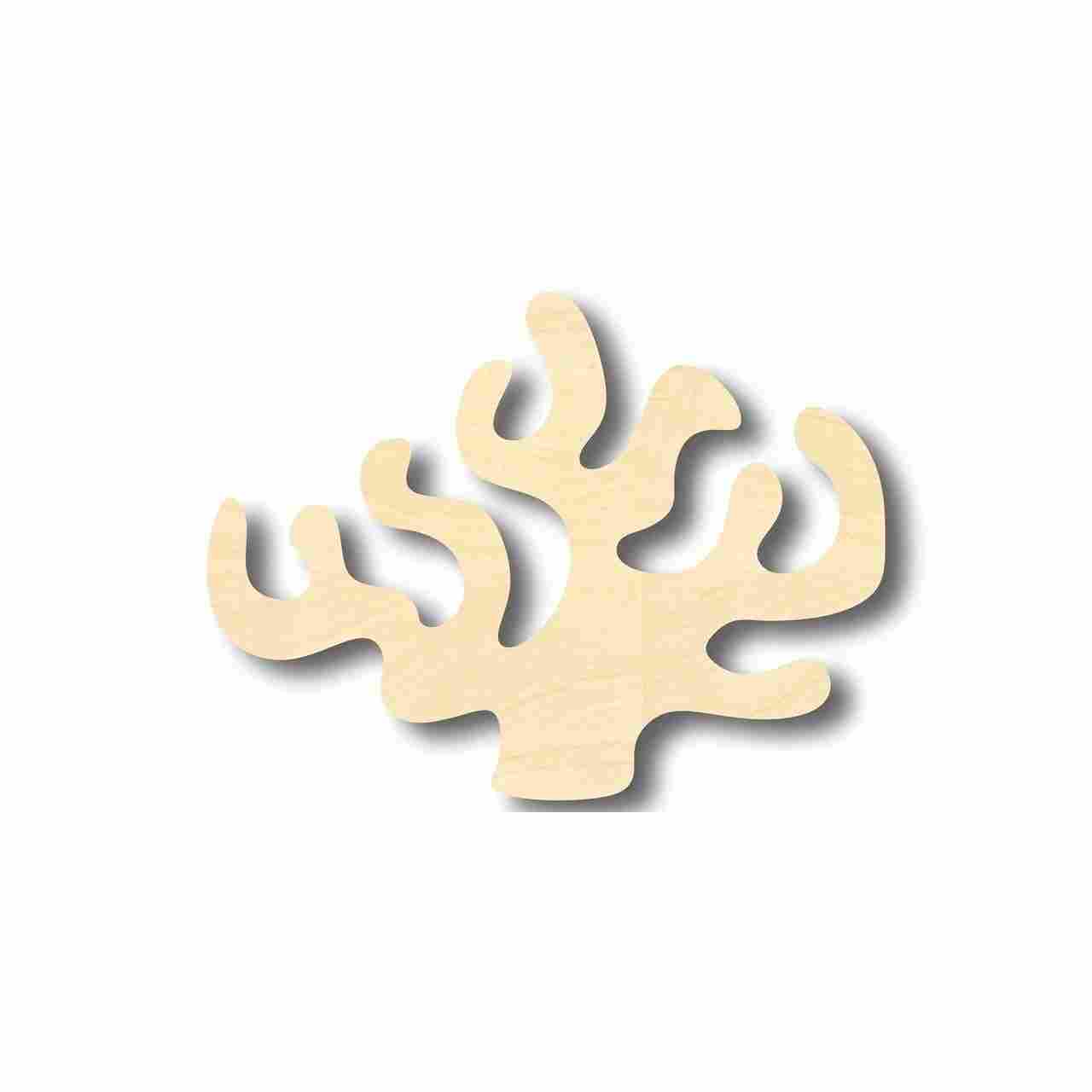 Unfinished Wood Coral Shape - Ocean - Nursery - Craft - up to 46" DIY