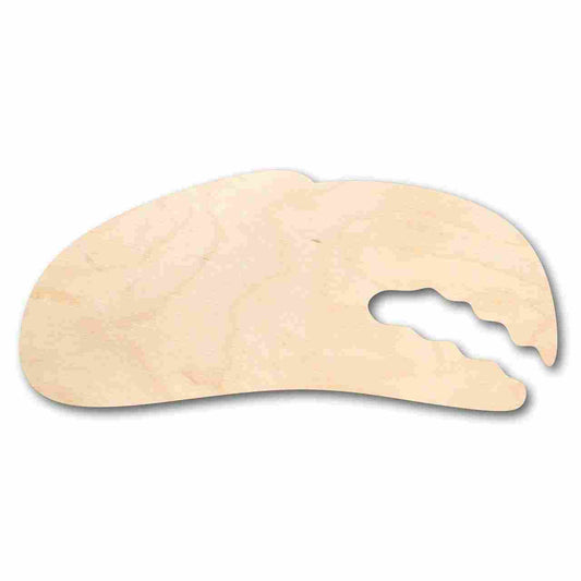 Unfinished Wood Crab Claw Shape - Ocean - Nursery - Craft - up to 46" DIY