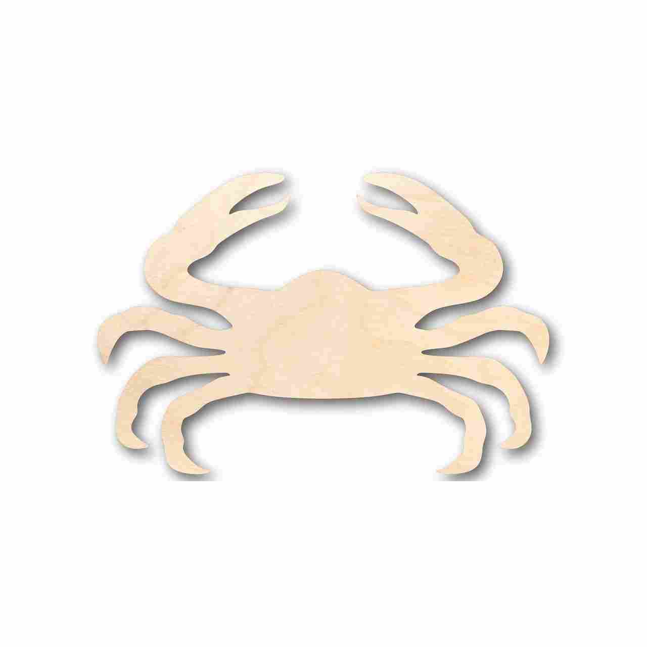 Unfinished Wood Crab Shape - Ocean - Nursery - Craft - up to 46" DIY