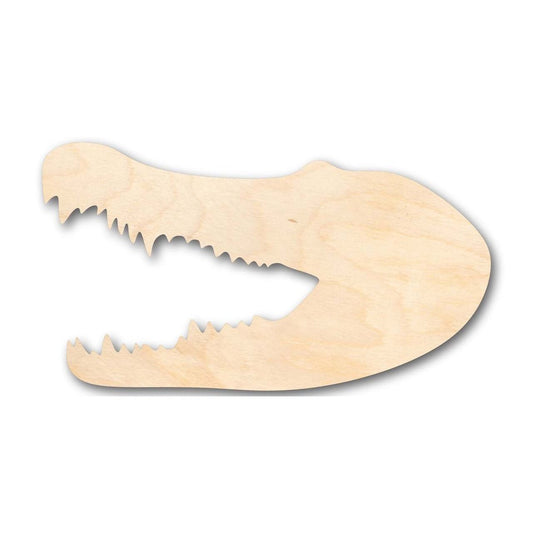 Unfinished Wood Crocodile Head Shape - Animal - Craft - up to 46" DIY