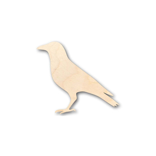 Unfinished Wood Crow Shape - Bird - Wildlife - Craft - up to 46" DIY