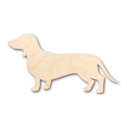 Unfinished Wood Dachshund Dog Shape - Animal - Pet - Craft - up to 46" DIY